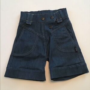 MoDiDu Designer Quality Blue Stretch Stylish Jean Shorts 4T